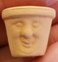 Happy Face Clay Planter 