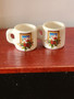 Pair of Miniature Christmas Mugs - Frame