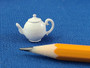 1/12 Scale Miniature White Metal Tea Pot