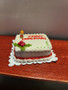 1/12 Scale Fancy Decorated Cake -Christmas Slab Cake