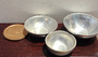 Set of 3 Metal Bowls - 1/12 Scale