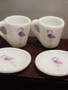 Miniature Mugs & Plates - Flamingo