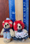 Set of Anne and Andy Teddy Bears