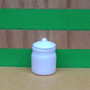 1/12 Scale White Ceramic Cannister with Removable Lid