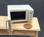 1/12 Scale Miniature  Microwave Oven - Ivory Colour