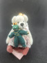 Miniature Teddy Bear, "Princess with Frog"  3" high