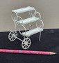 1/12 Scale Miniature White Metal Flower Stand