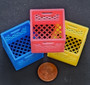 1/12 Scale Plastic Milk Crate - Choice of 3 Colours
