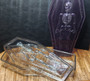 1/12 Scale Plastic Coffin - Specify if You Have a Colour Preference (Purple or Clear)