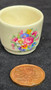 AB26-104 - 1/12 Scale - Porcelain Planter - 1 1/16" diameter at top - Assorted Decals on Pots