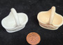 1/12 Scale - Set of Acrylic "Flowers Garden" Baskets - 1 1/2" w at top 
