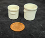 1/12 Scale -  Porcelain Crocks - Set of 2 - Unfinished - Ready to Paint (size in description)