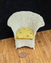 AB26-160- 1/12 Scale - Handcrafted Wicker Chair (maker unknown) - "PL" 