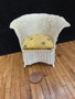 AB26-160- 1/12 Scale - Handcrafted Wicker Chair (maker unknown) - "PL" 