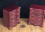  AB26-169- 1/12 Scale - Pair of Bespaq Mahogany Night Stands