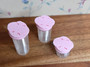 1/12 Scale Set of 3 Round Canisters - Choice of Lid Colour