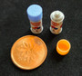 1/12 Scale - Pair of Spray Paint Cans - Blue & Orange