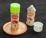 1/12 Scale - Pair of Spray Paint Cans - Green & White