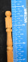 Handcrafted 1/12 Scale Mahogany Newel Posts - Pkg of 10