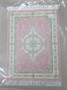 1/12 Scale Carpet - Pink - 7" x 9 3/8"