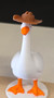 1/12 Scale Porch Goose Cowboy Hat (Goose Sold Separately)