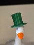 1/12 Scale Porch Goose Lucky St. Patrick's Day Hat (Goose Sold Separately)