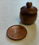 1/12 Scale Wooden Bean Pot with Lid