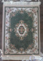 1/12 Scale Carpet - Green & Peach - 7" x 9 7/16"