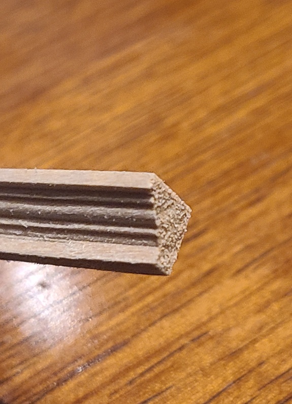 1/12 Scale Basswood Crown Molding Grandpa's Doll House