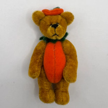 Miniature Teddy Bear,  "Punkin",  2 5/8" high