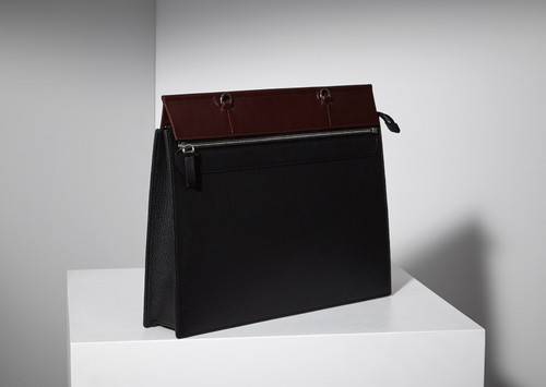 Standout Briefcase Black/Wine