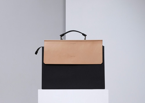 Standout Briefcase Black/Natural
