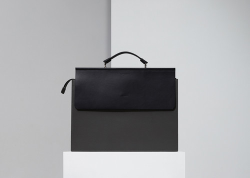 Standout Briefcase Navy/Grey