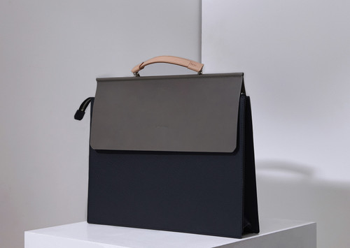 Standout Briefcase Navy/Grey