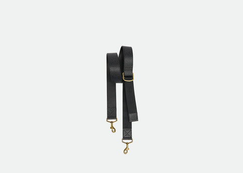 Able 40mm Leather Strap Black