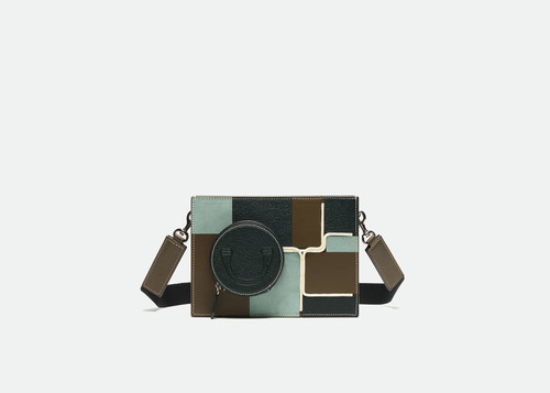 Butler Crossbody Olive — Modern Circuit Edition