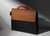 Standout Briefcase Black/Camel