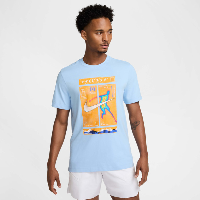 Buy Nike Court Dri-Fit Tennis T-Shirt – Psychic Blue UAE