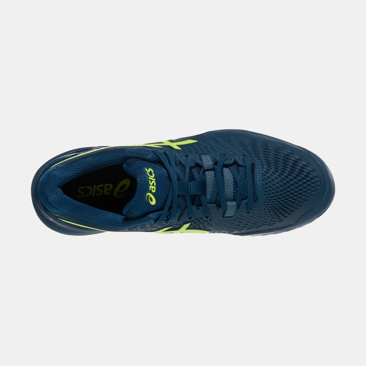 ASICS Gel Resolution Men's Tennis Shoes – Mako Blue/Yellow