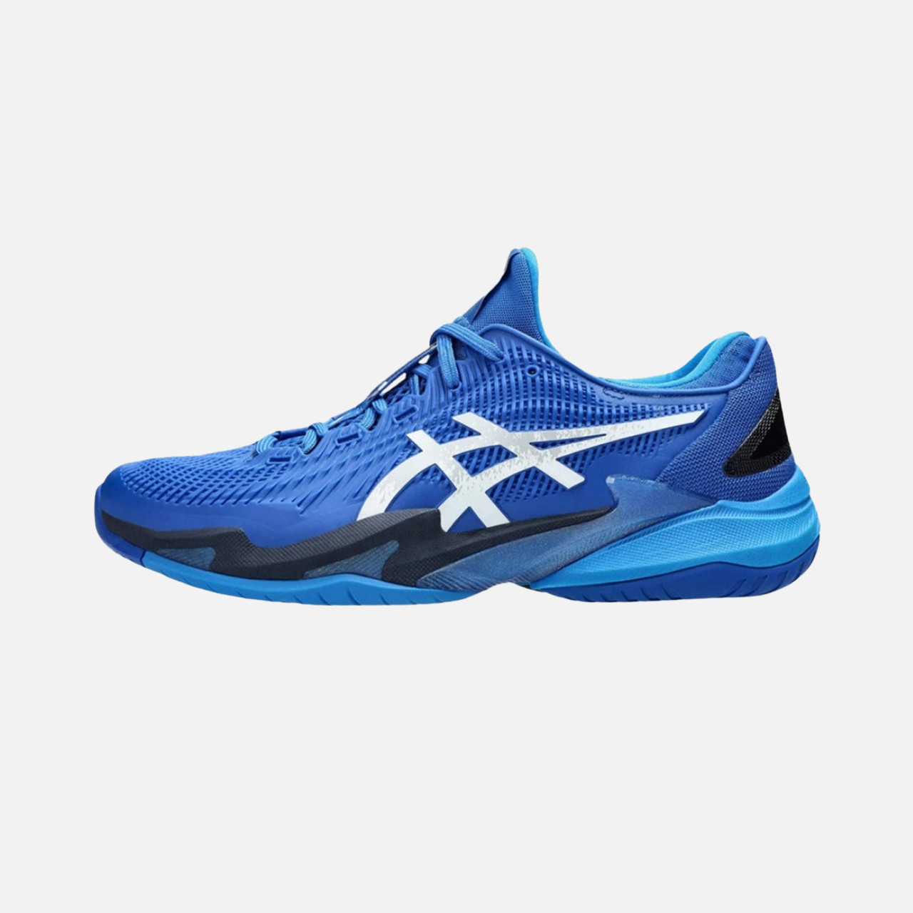 Buy Asics Court FF 3 Novak Men's Tennis Shoes - Blue/Silver