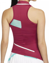 NikeCourt Dri-FIT Women's Tennis Tank - Pomagrante /White