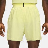 NikeCourt Slam Men's Dri-FIT Tennis Shorts - Luminous Green/Mediumash