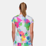 Bidi Badu Kaleido Women's Tennis Capsleeve back view Bidi Badu Kaleido Women's Tennis Capsleeve back view