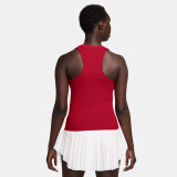 NikeCourt Advantage Women's Tank Top - Gym Red - back View NikeCourt Advantage Women's Tank Top - Gym Red - back View