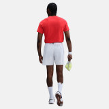 NikeCourt Slam Men's Dri-FIT Tennis Top - Lt Crimson/White