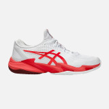 Asics Court FF 3 Novak Men's Tennis Shoes - White/ElectricRed