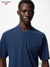 Uniqlo Roger Federer Dry-EX Polo Shirt - Navy Uniqlo Roger Federer Dry-EX Polo Shirt - Navy