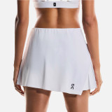 ON Court Side Pleat Women Tennis Skirts - White ON Court Side Pleat Women Tennis Skirts - White