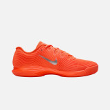 Nike Vapor 12 Premium Men's Hard Court Tennis Shoes - Hyper Crimson/Metallic Silver