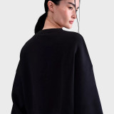 NikeCourt Heritage Phoenix Fleece Women's Oversized Crew-Neck Sweatshirt - Black/Anthracite